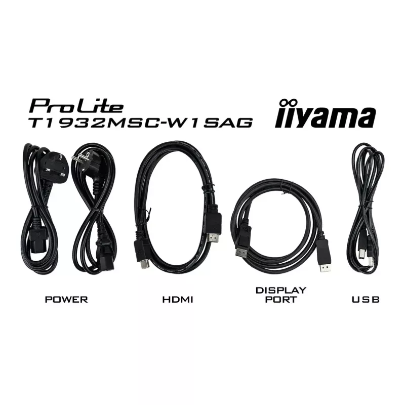 iiyama ProLite T1932MSC-W1SAG Monitor de computador 48,3 cm (19