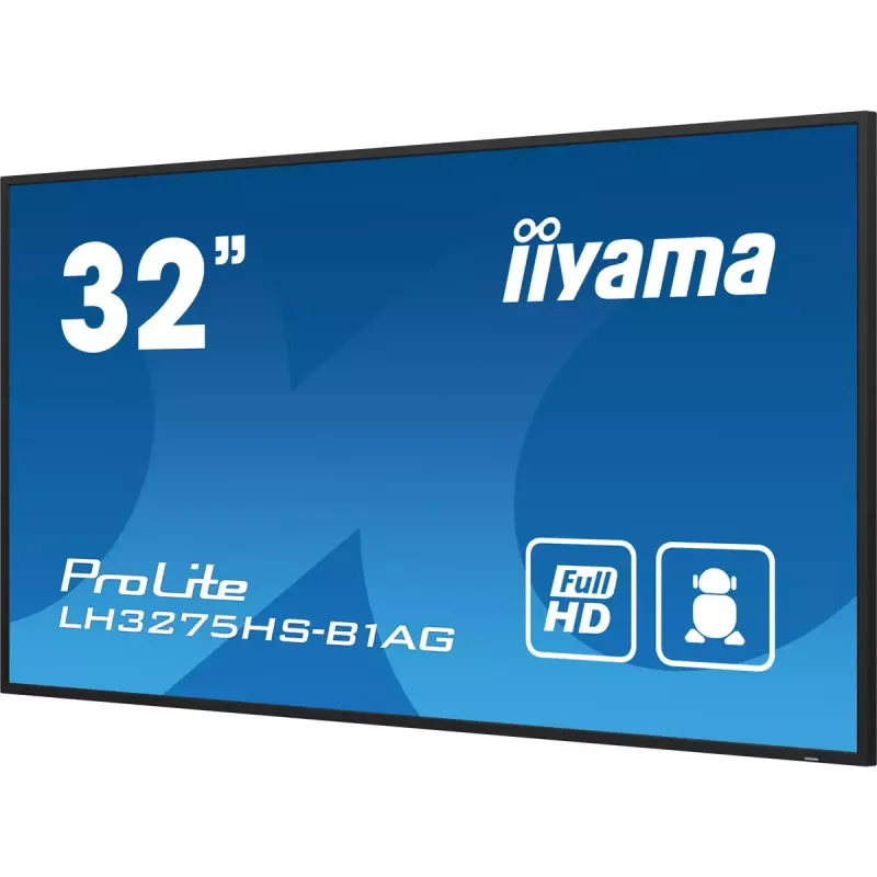 Ecrã de sinalização digital ecrã plano iiyama LH3275HS-B1AG 32