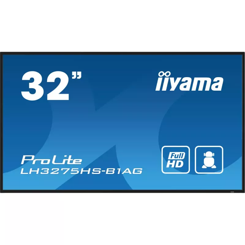 Ecrã de sinalização digital ecrã plano iiyama LH3275HS-B1AG 32