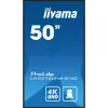 Ecrã de sinalização digital ecrã plano iiyama LH5075UHS-B1AG 49,5