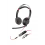 HP Poly Blackwire 5220 Headset estéreo USB-C + ficha jack 3,5 mm + adaptador USB-C/A