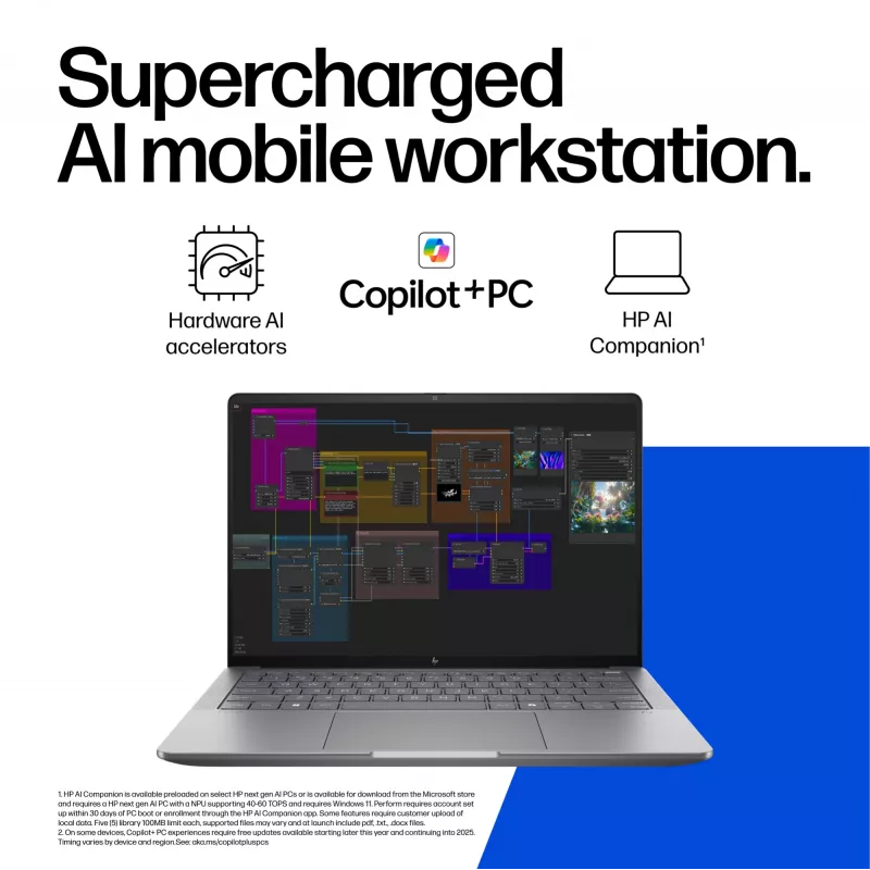 HP ZBook Ultra 14 G1a A3ZQ0ET estação de trabalho móvel, AMD Ryzen AI Max PRO 390, 35,6 cm (14 polegadas) WUXGA IPS, 32 GB RAM, 1 TB SSD NVMe, AMD Radeon 8050S, Windows 11 Pro, PC com IA
