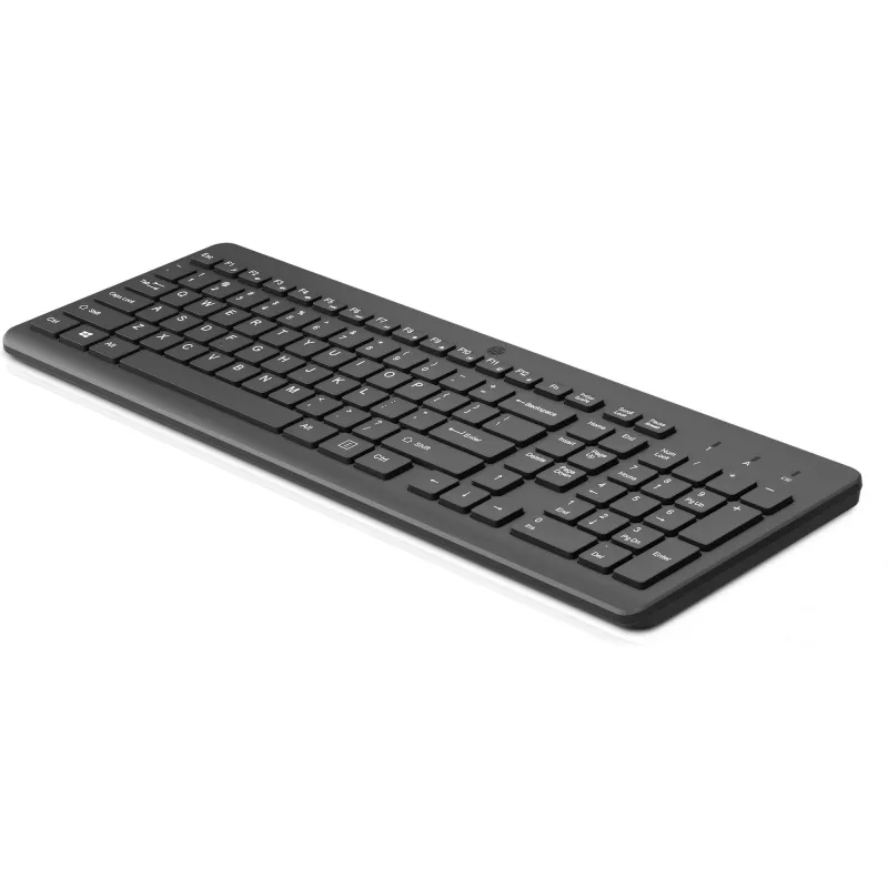 HP 225 Teclado sem fios tamanho completo sem fios RF universal preto 805T1AA#ABD