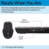 HP 725 Conjunto de teclado e rato sem fios recarregável multi-dispositivo