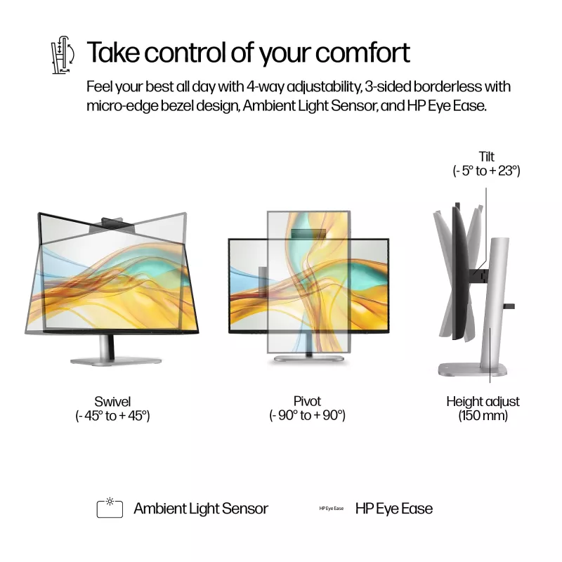 Monitor de conferência HP Series 5 Pro 23,8