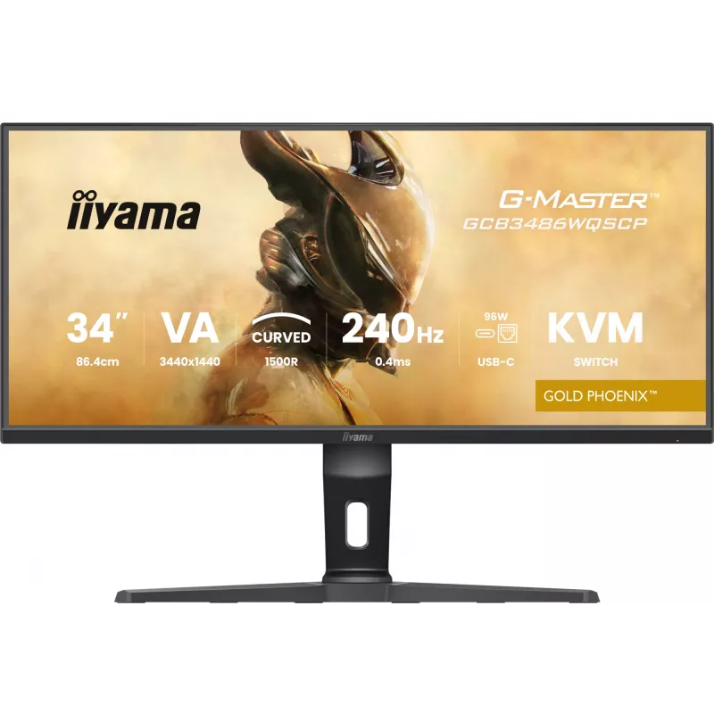 Monitor de computador iiyama G-MASTER GCB3486WQSCP-B1 86,4 cm (34