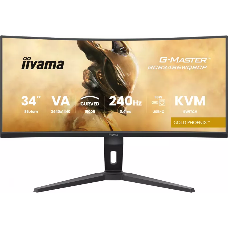 Monitor de computador iiyama G-MASTER GCB3486WQSCP-B1 86,4 cm (34