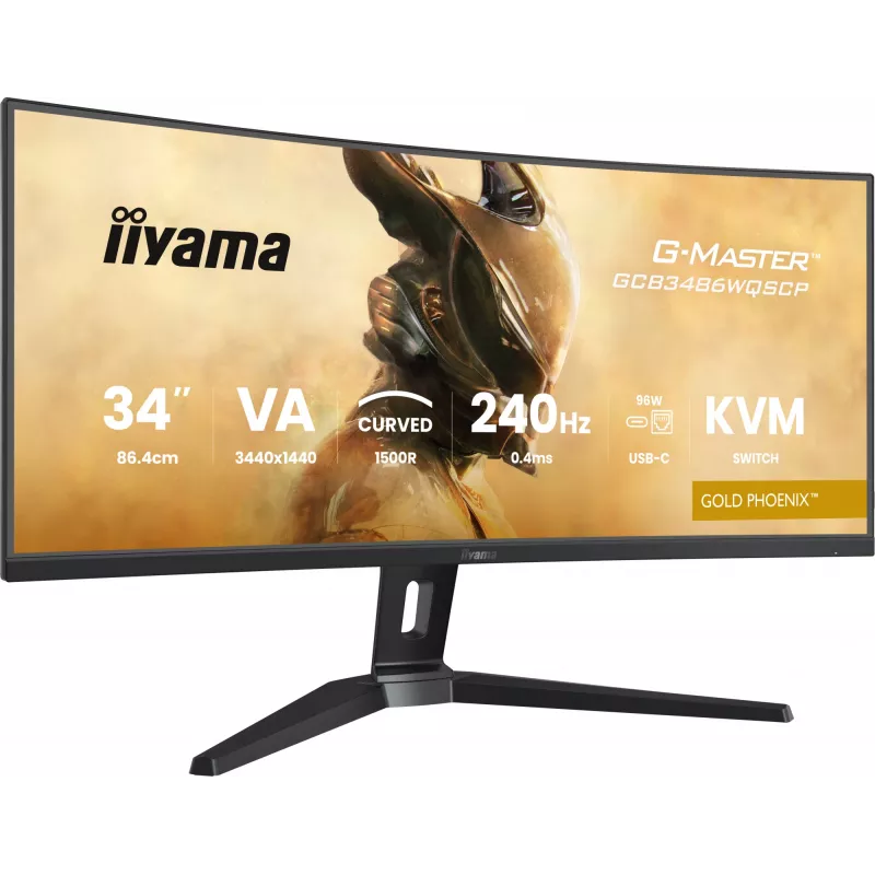 Monitor de computador iiyama G-MASTER GCB3486WQSCP-B1 86,4 cm (34