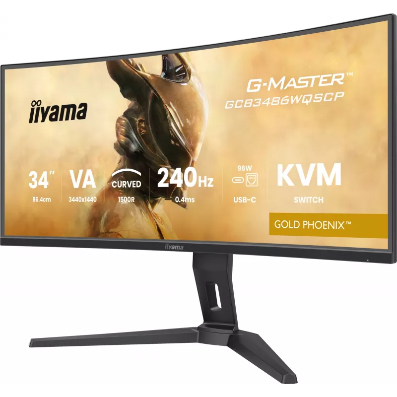 Monitor de computador iiyama G-MASTER GCB3486WQSCP-B1 86,4 cm (34