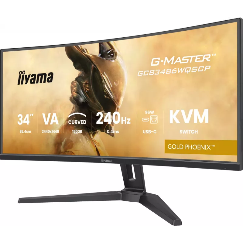 Monitor de computador iiyama G-MASTER GCB3486WQSCP-B1 86,4 cm (34