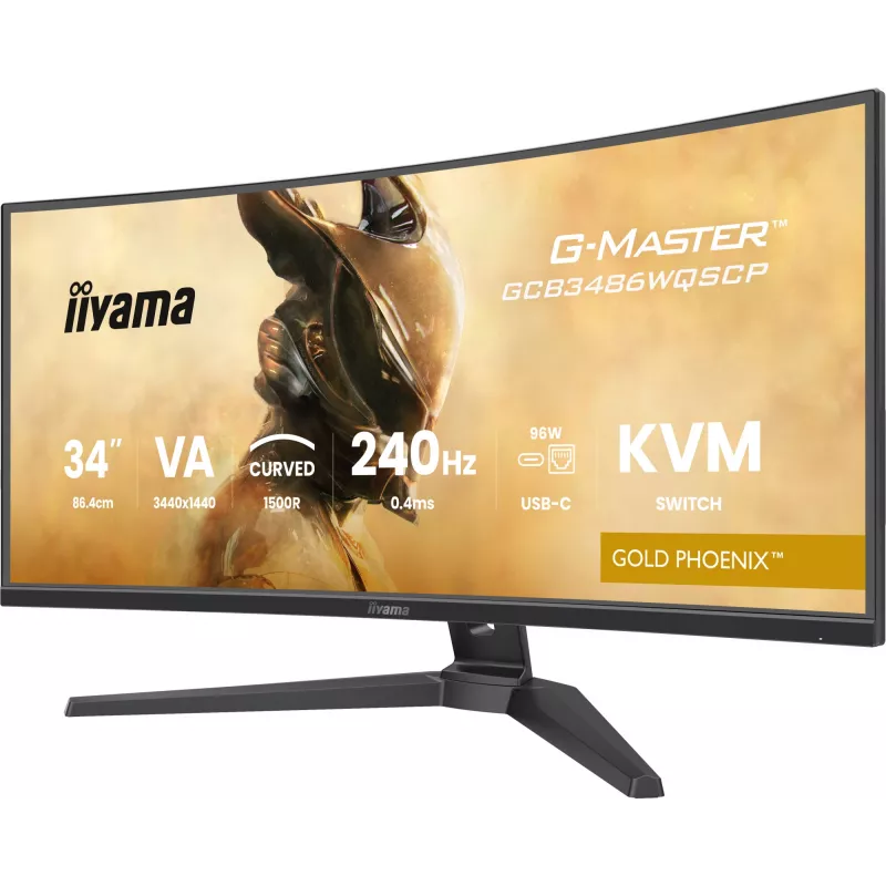 Monitor de computador iiyama G-MASTER GCB3486WQSCP-B1 86,4 cm (34
