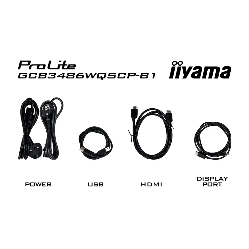 Monitor de computador iiyama G-MASTER GCB3486WQSCP-B1 86,4 cm (34