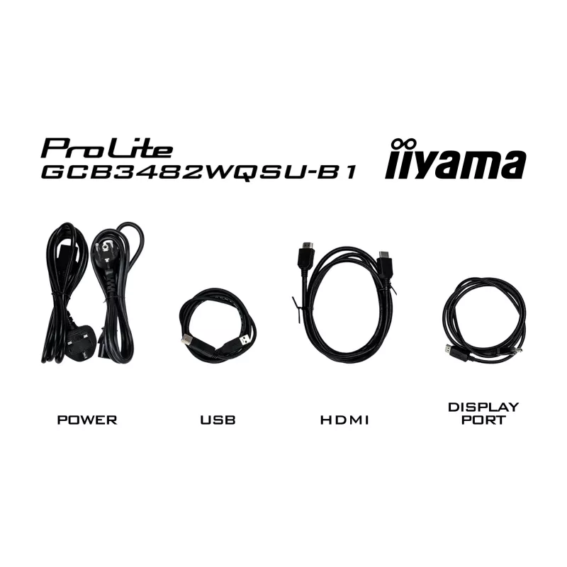 Monitor de computador iiyama GCB3482WQSU-B1 86,4 cm (34