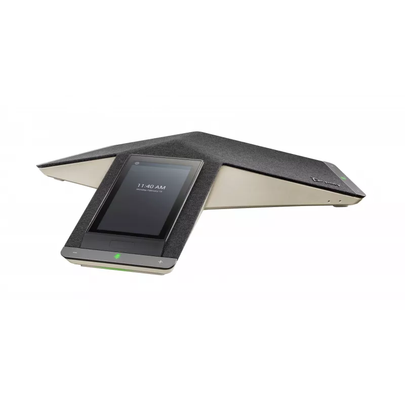 Telefone de conferência IP HP Poly Trio C60 para Microsoft Teams e compatível com PoE sem módulo de rádio