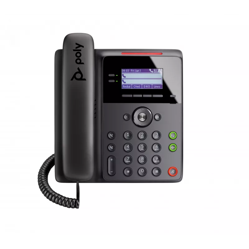 Telefone IP POLY Edge B10/20/30 Fonte de alimentação 5V/1A Auscultador com fio
