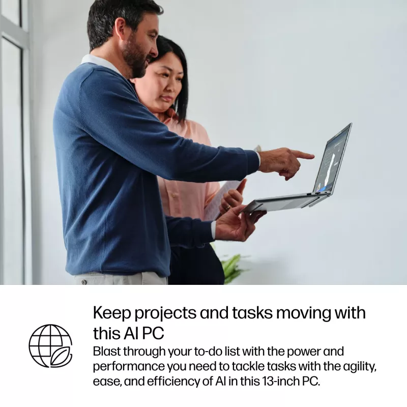 HP EliteBook 6 G1i AD3K6ET portátil AI, Intel Core Ultra 7 255U, 33,8 cm (13,3 polegadas) WUXGA IPS, 32 GB DDR5, 1 TB SSD, Wi-Fi 7, Windows 11 Pro