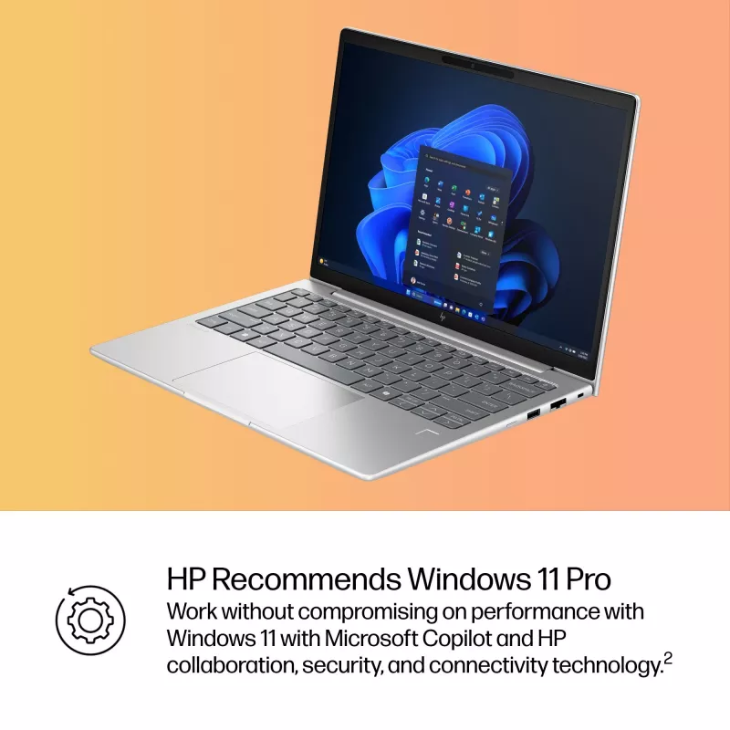 HP EliteBook 6 G1i AD3K6ET portátil AI, Intel Core Ultra 7 255U, 33,8 cm (13,3 polegadas) WUXGA IPS, 32 GB DDR5, 1 TB SSD, Wi-Fi 7, Windows 11 Pro