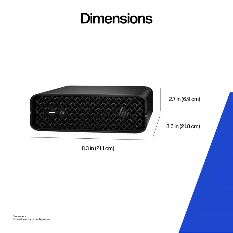 HP Z2 G1i Intel Core Ultra 7 265 32 GB DDR5-SDRAM NVIDIA RTX A400 Windows 11 Pro Mini PC Workstation Workstation de IA, PC de IA