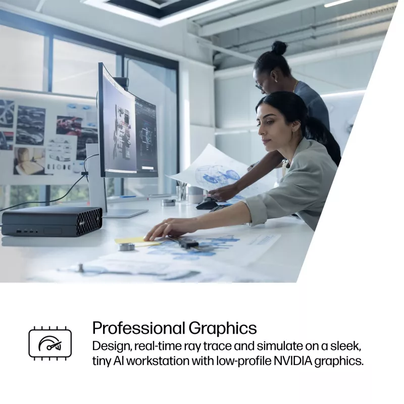 HP Z2 G1i Intel Core Ultra 7 265 32 GB DDR5-SDRAM NVIDIA RTX A400 Windows 11 Pro Mini PC Workstation Workstation de IA, PC de IA