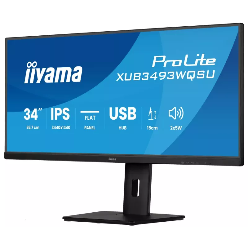 Monitor de computador IIYAMA ProLite XUB3493WQSU-B6 34
