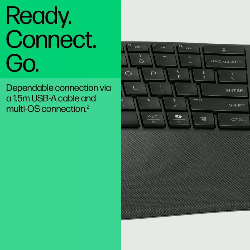 Teclado com fio HP 480 Comfort
