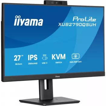 Monitor de computador iiyama ProLite XUB2790QSUH-B2 68,6 cm (27 inch) 2560 x 1440 píxeis Quad HD LED preto