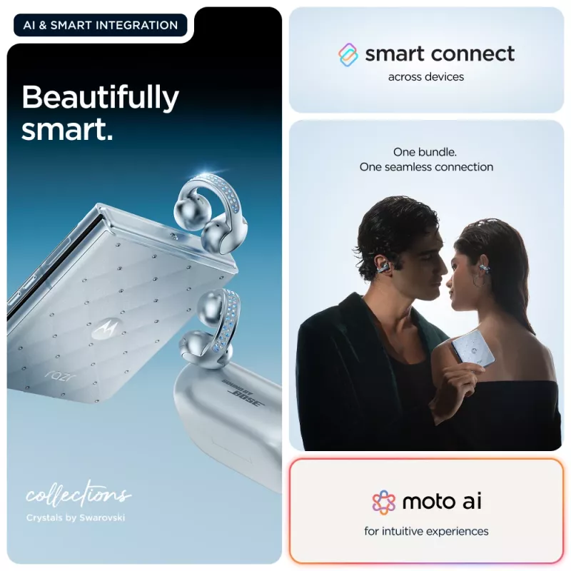 Motorola razr 60 + moto buds loop 17,5 cm (6,9 inch) Dual SIM Android 15 5G USB Type-C 8 GB 256 GB 4500 mAh azul