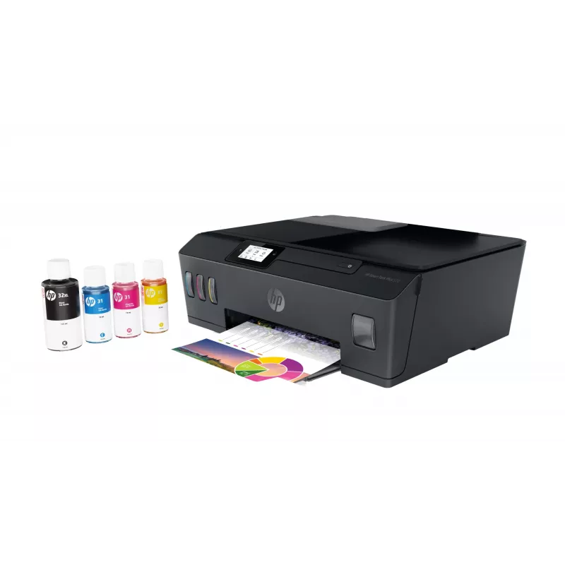 HP Smart Tank Plus 570 Impressora multifunções sem fios a cores, copiadora, scanner