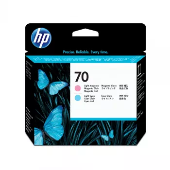 Cabeça de impressão HP 70 Light Magenta e Light Cyan DesignJet