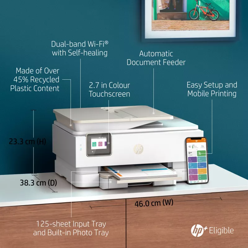 HP ENVY Inspire 7920e impressora multifunções sem fios a cores, Instant Ink; copiadora, scanner