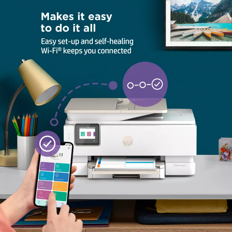 HP ENVY Inspire 7920e impressora multifunções sem fios a cores, Instant Ink; copiadora, scanner