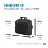 Mala para portátil HP Renew Business 15,6 polegadas, mala messenger, 39,6 cm (15,6 polegadas), 610 g