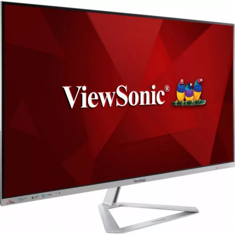 Monitor Viewsonic VX Series VX3276-MHD-3 81,3 cm (32 polegadas) 1920 x 1080 píxeis Full HD LED prateado