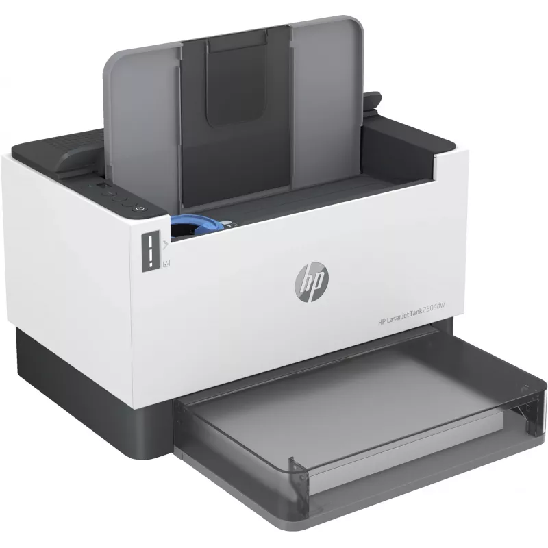 Impressora HP LaserJet Tank 2504dw, laser, 600 x 600 DPI, A4, 22 páginas/min, impressão frente e verso, com rede