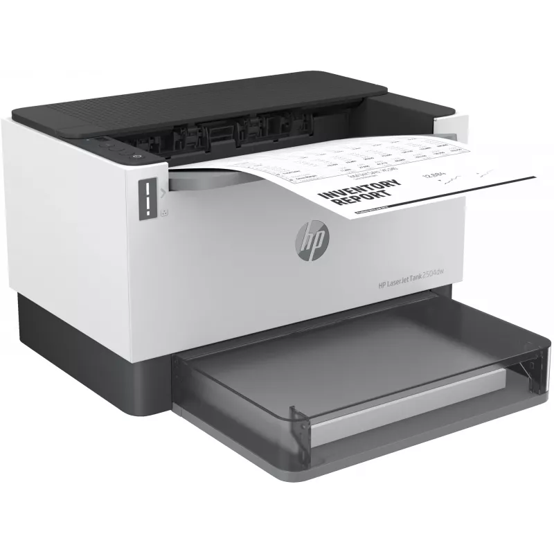 Impressora HP LaserJet Tank 2504dw, laser, 600 x 600 DPI, A4, 22 páginas/min, impressão frente e verso, com rede