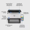 Impressora HP LaserJet Tank 2504dw, laser, 600 x 600 DPI, A4, 22 páginas/min, impressão frente e verso, com rede