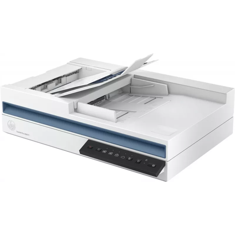 Scanner HP Scanjet Pro 2600 f1 de superfície plana e ADF 600 x 600 DPI A4 branco