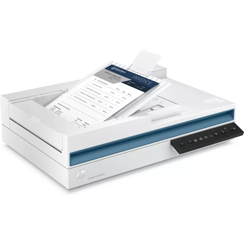 Scanner HP Scanjet Pro 2600 f1 de superfície plana e ADF 600 x 600 DPI A4 branco