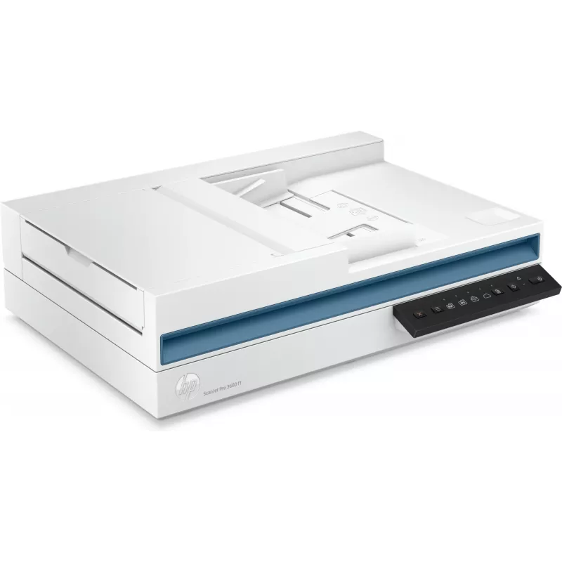 Scanner HP Scanjet Pro 3600 f1 de superfície plana e ADF 1200 x 1200 DPI A4 branco
