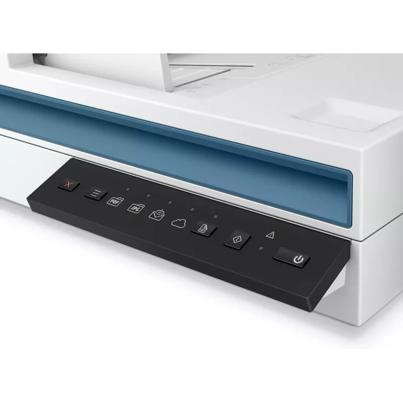 Scanner HP Scanjet Pro 3600 f1 de superfície plana e ADF 1200 x 1200 DPI A4 branco