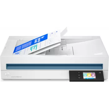 Scanner HP Scanjet Pro N4600 fnw1 de superfície plana e ADF 1200 x 1200 DPI A5 branco