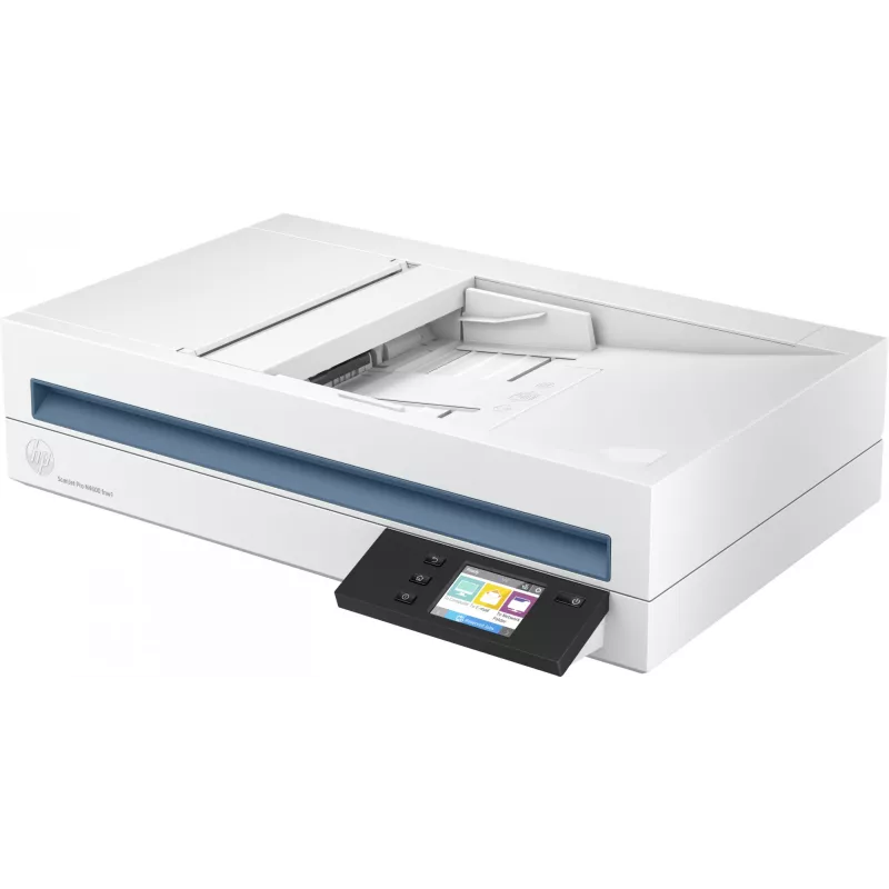 Scanner HP Scanjet Pro N4600 fnw1 de superfície plana e ADF 1200 x 1200 DPI A5 branco