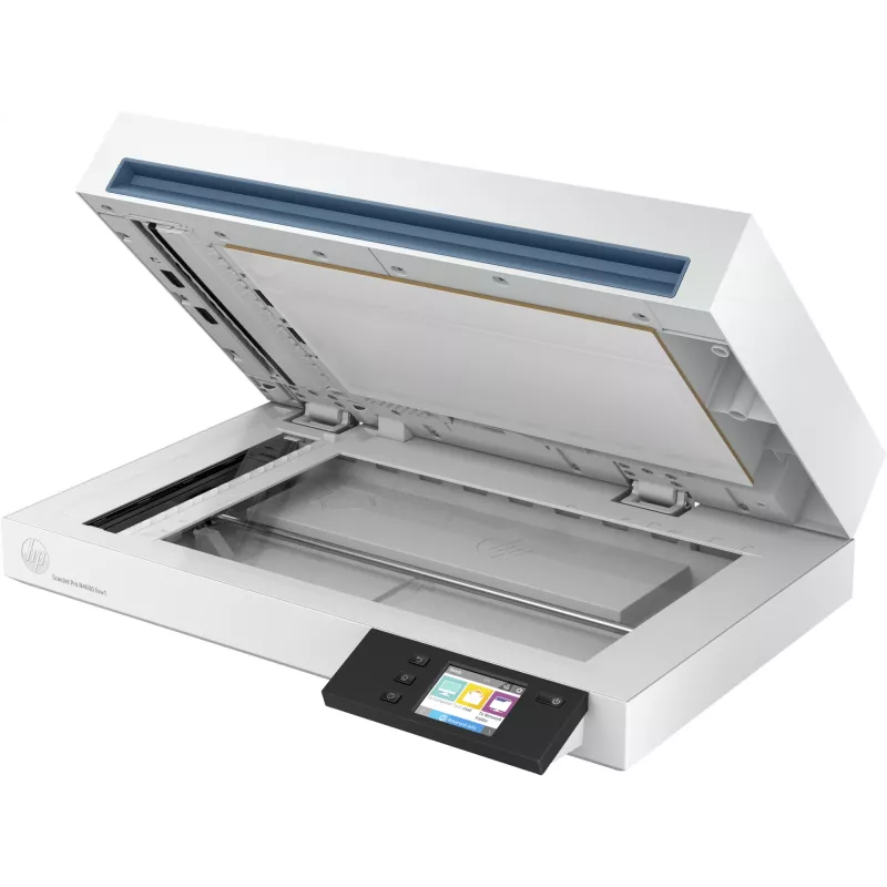 Scanner HP Scanjet Pro N4600 fnw1 de superfície plana e ADF 1200 x 1200 DPI A5 branco