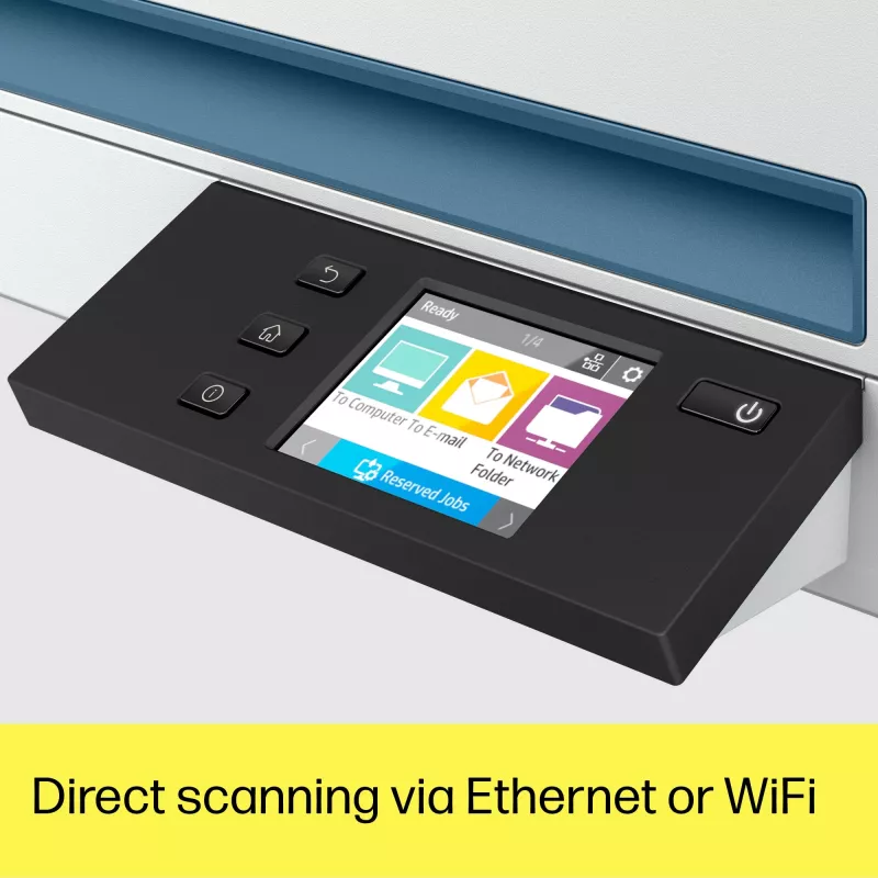 Scanner HP Scanjet Pro N4600 fnw1 de superfície plana e ADF 1200 x 1200 DPI A5 branco