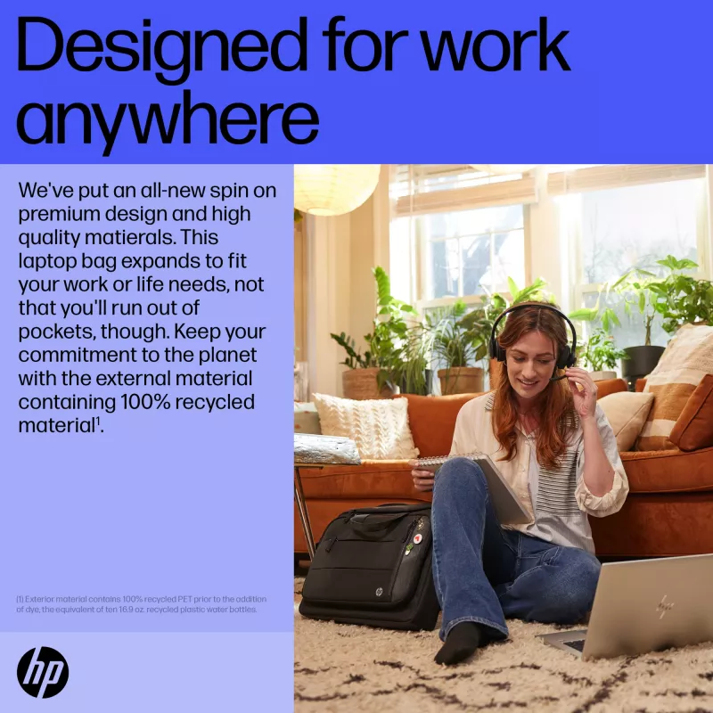 Mala para portátil HP Renew Executive 16 polegadas, mala messenger