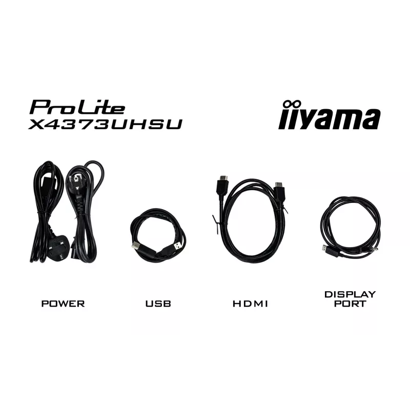 Monitor iiyama ProLite X4373UHSU-B1 108 cm (42,5 polegadas) 3840 x 2160 píxeis 4K Ultra HD preto