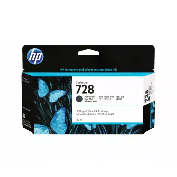 Cartucho de tinta HP 728 130 ml Matt Black DesignJet