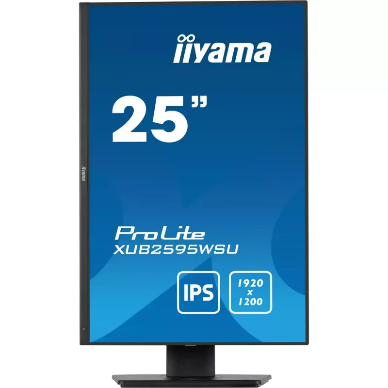 Monitor iiyama ProLite XUB2595WSU-B5 63,5 cm (25 polegadas) 1920 x 1200 píxeis WUXGA LED preto