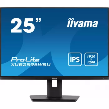 Monitor iiyama ProLite XUB2595WSU-B5 63,5 cm (25 polegadas) 1920 x 1200 píxeis WUXGA LED preto