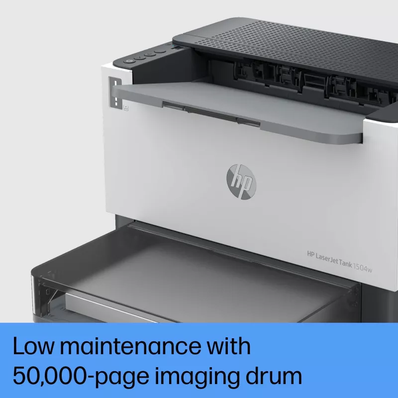 Impressora HP LaserJet Tank 1504w, laser, 600 x 600 DPI, A4, 22 ppm, impressão frente e verso, com rede